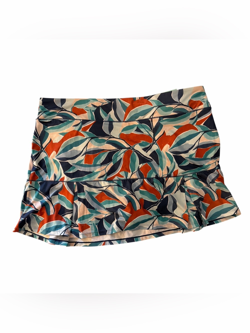 Reel Legends Beachcomber Skort Printed Ruffle Hem NWT XL